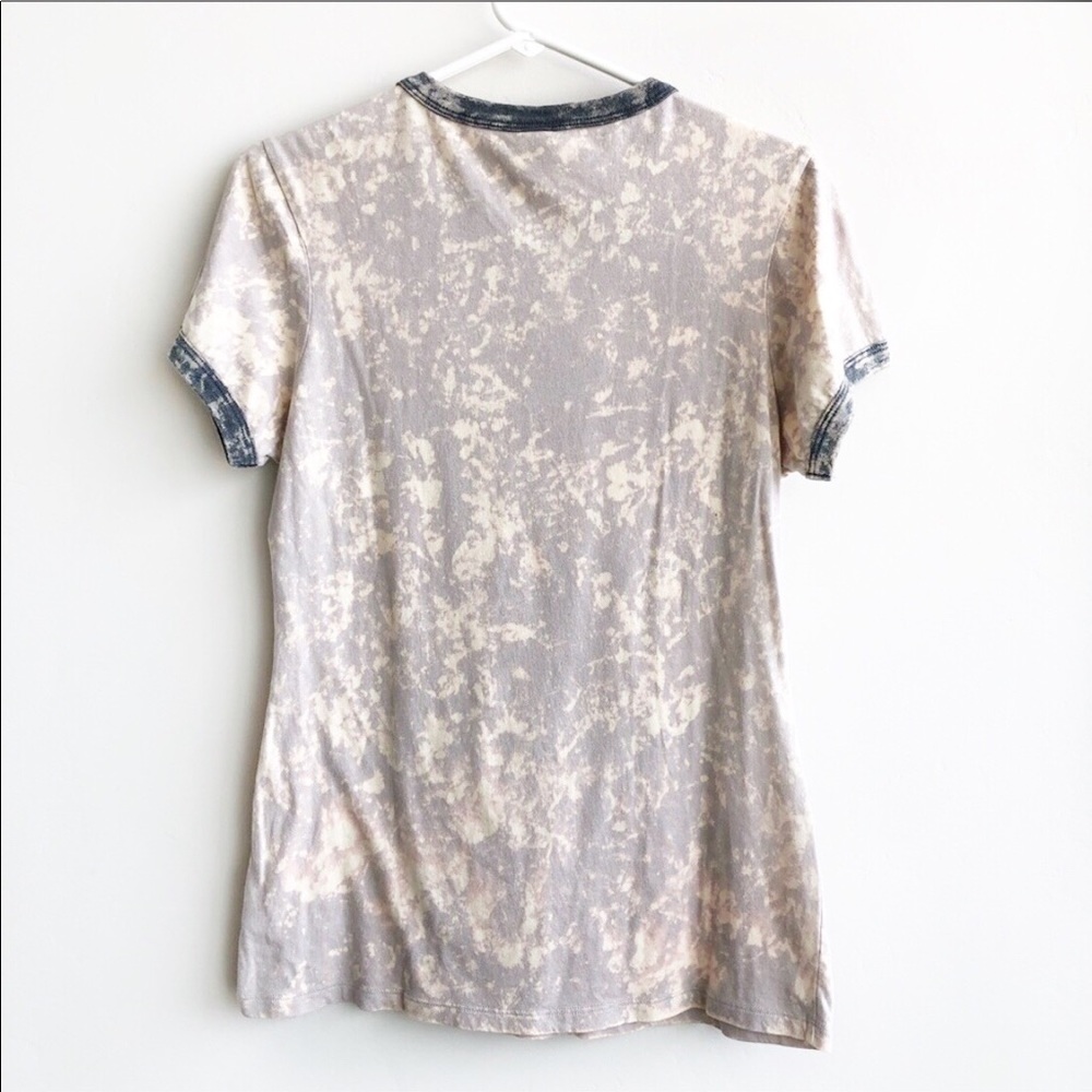 Kavio Taylor Guitar Graphic Tie Dye Ringer Tee - Picture 2 of 7